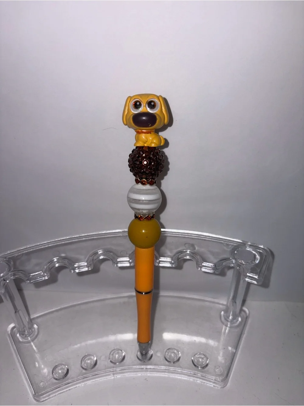 Up character beaded pens